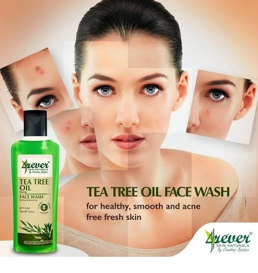 4ever Acne And Pimple Remove And smooth acne free Tea Tree Oil Wash Wash 1ooml