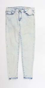 ESMARA Womens Blue Denim Skinny Jeans Size 14 L28 in | eBay