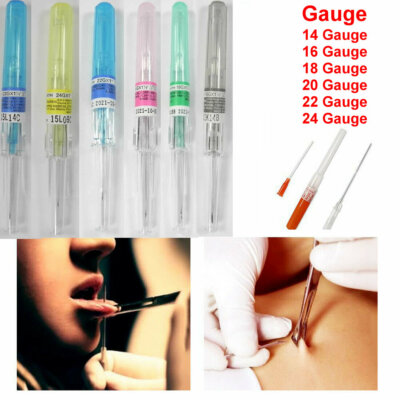 Cannula Body Disposable Body Piercing Need les Sterile, Approved Med Grade