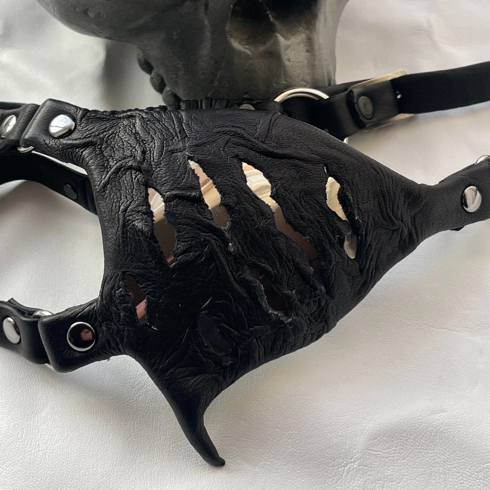 Original Design Black Leather Eye Patch from Mysterystar - Image 3 of 4