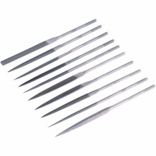 Toolcraft 821006 Needle File Set 180mm 10 Piece