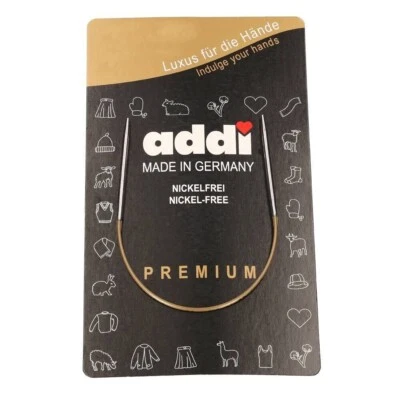 addi Classic- Hochwertige Rundstricknadel verschiedenen Stärken (2,0mm-5,5mm)