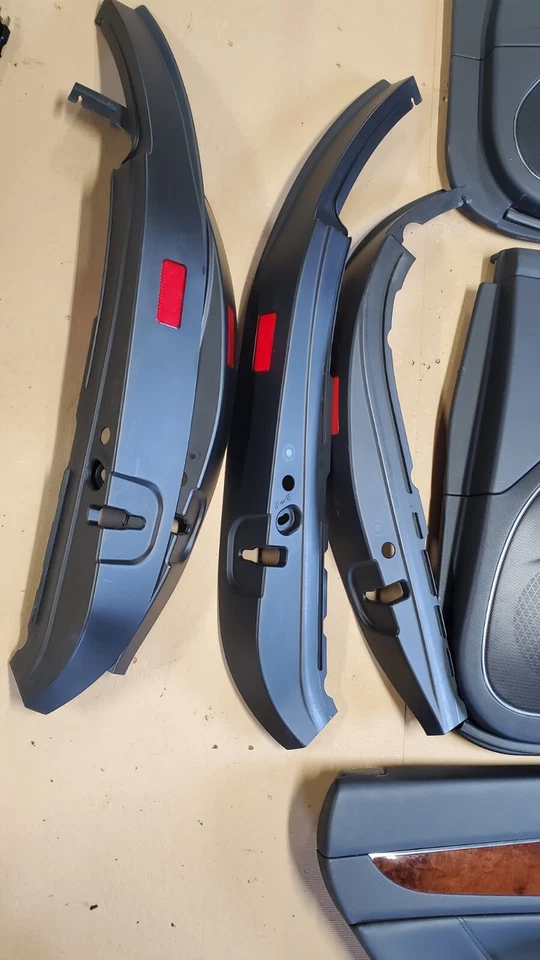 Signature Interior Door Trim Panels BLACK WoodGrain OEM 2014 Hyundai Equus — 第 3/4 张图片