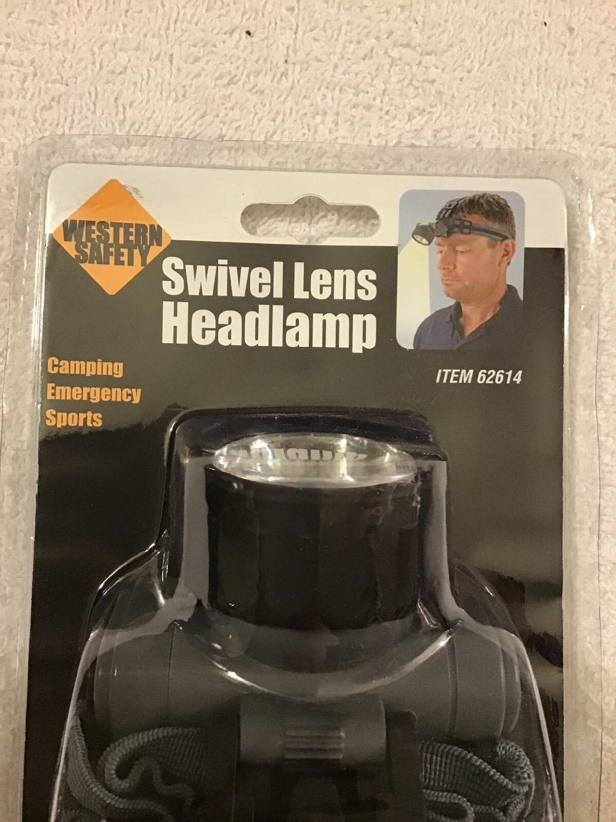 2 Swivel Lens Headlamp 62614 Western Safety Camping Emergency With