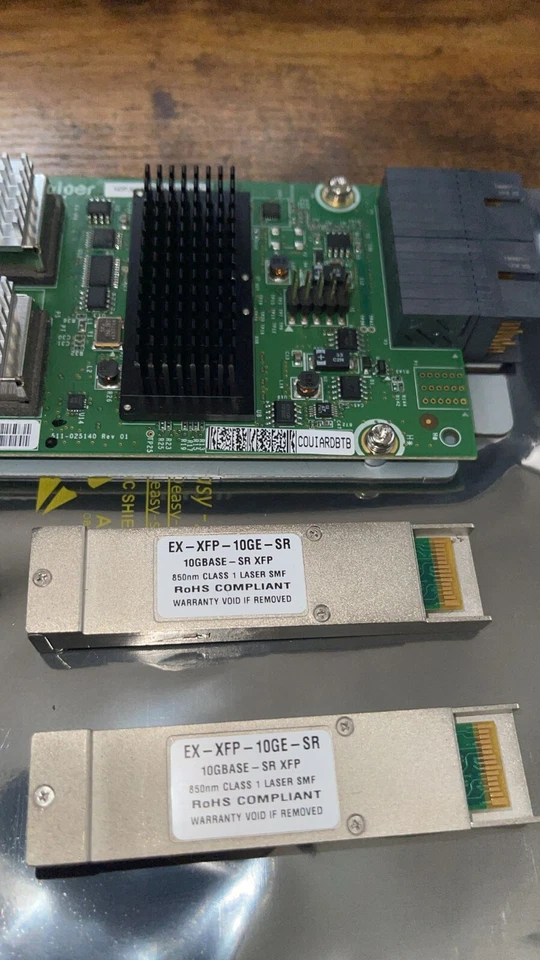 Juniper Networks EX-UM-2XFP 2-Port 10GB XFP Uplink Module 711-021271 - Image 4 of 4