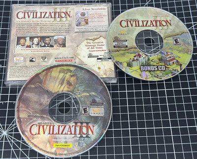 Sid Meier's Civilization III for the PC on CD-ROM with Bonus CD in Case