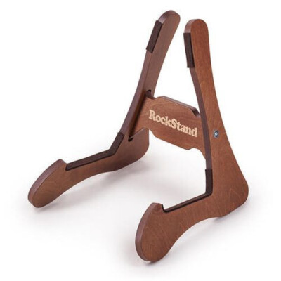 Rockstand RS WO 20801 Wood A-Frame Guitar Stand For Acoustic Guitar & Bass