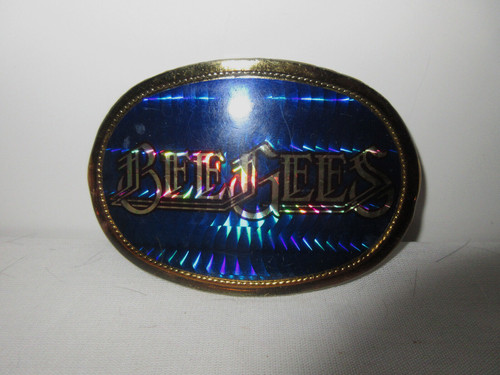 VINTAGE 1977 PACIFICA **BEE GEES** ROCK MUSIC BAND BELT BUCKLE