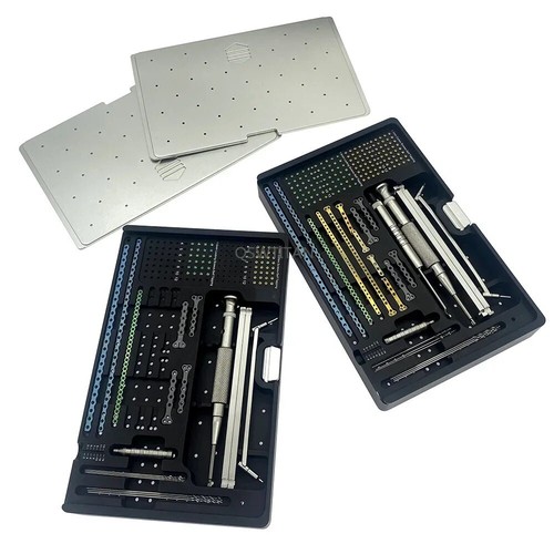 ALPS Titanium Mini Locking Plate System 1.1 1.6mm Instruments Orthopedic Set - Picture 3 of 15