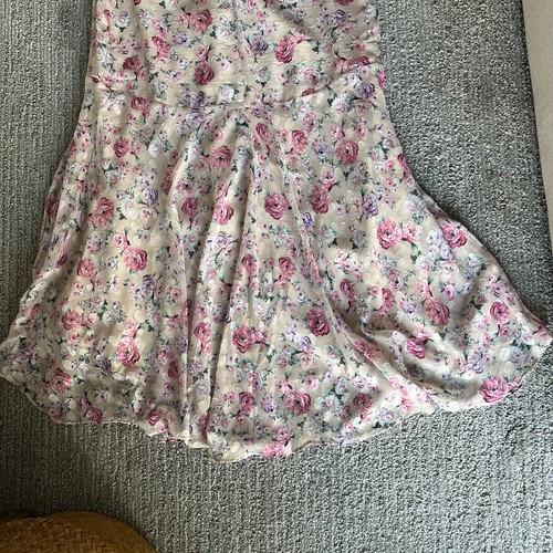 Express Floral Print Ruffle Faux Wrap Hi-Lo Maxi Dress Size XS - 第 8/9 張圖片