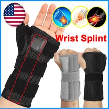 Wrist Hand Support Brace Splint Carpal Tunnel Sprain Arthritis Pain Left & Right