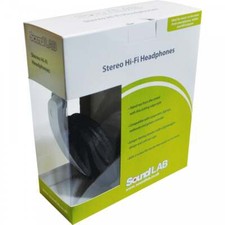Schwarze Digital Stereo Kopfhörer Luxus gepolstertes Ohr & Kopfbügel mit 2 m Kabel – Bild 4