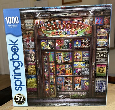 Neu Springbock Groovy Records 1000 Teile Puzzle Musik 70er Album Cover