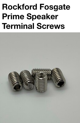 Rockford Fosgate R12001D Prime Amplifier Replacement Speaker Terminal Screws 5pc