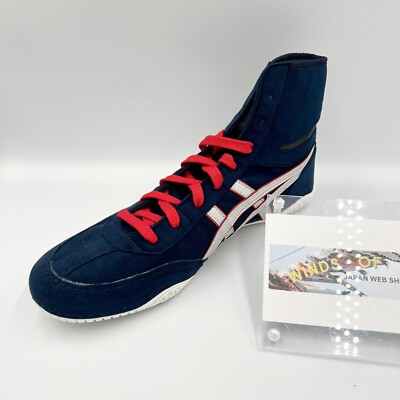Asics Wrestling Shoes 1083A001 EX-EO special order navy x gray red