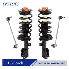 Front Struts Assembly w/ Sway Bar Link For 2010-2017 Chevy Equinox GMC Terrain