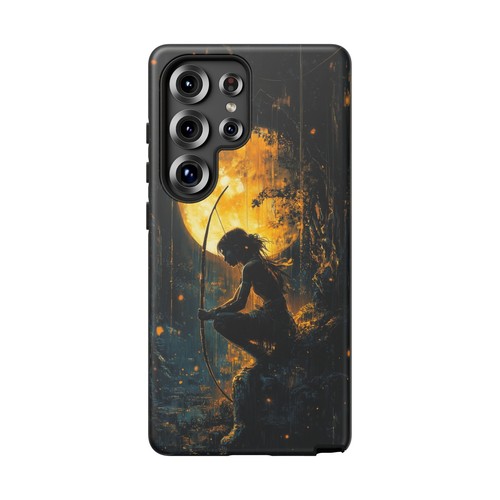 Aztec Girl Hunter Bow Arrow - Phone Ink Case for iPhone, Galaxy, Pixel - Picture 198 of 281