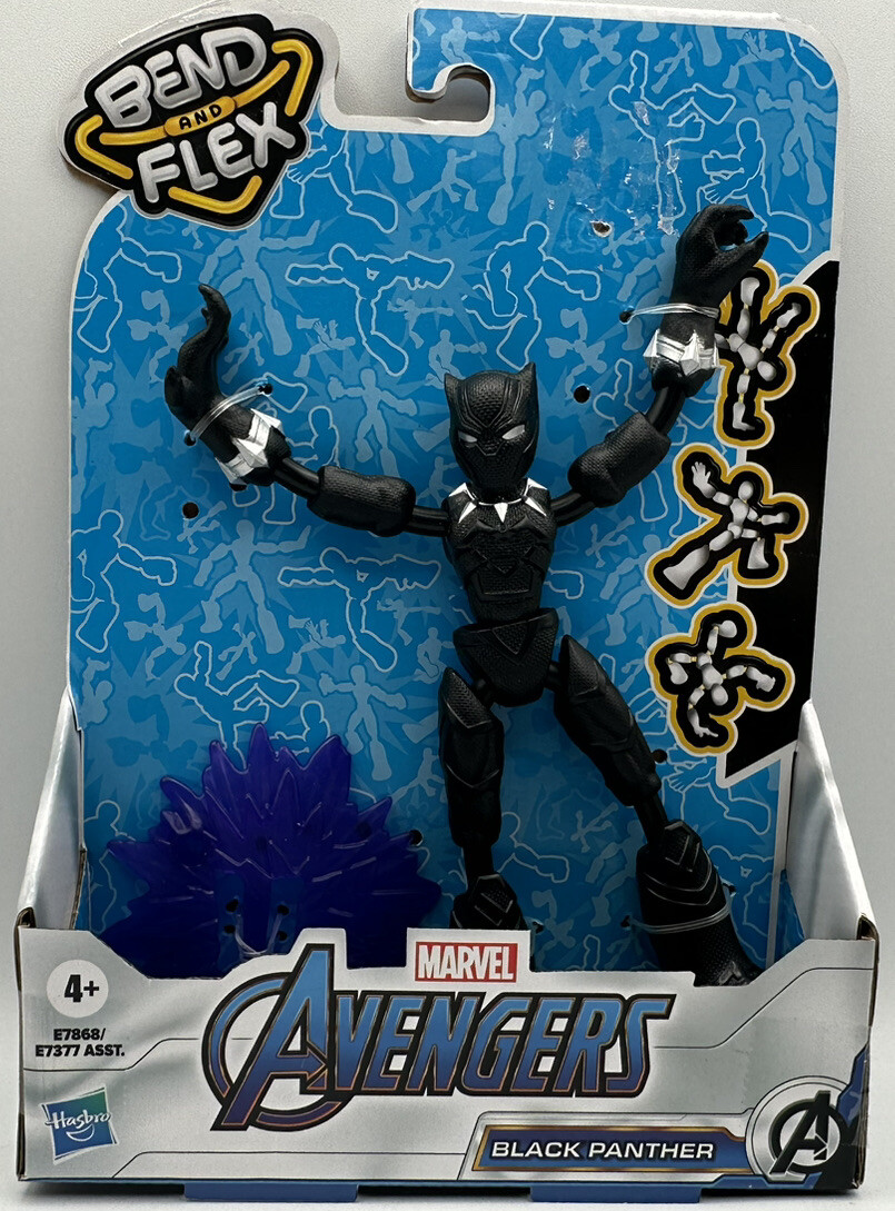 Avengers Black Panther Bend And Flex Marvel Hasbro ( Brand New) 2021