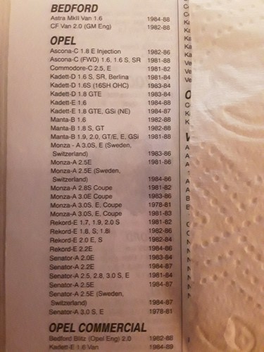 Bedford & Opel, Vauxhall alle Modelle New Old Stock Trockenzündspule 1981-1991 - Bild 6 von 7
