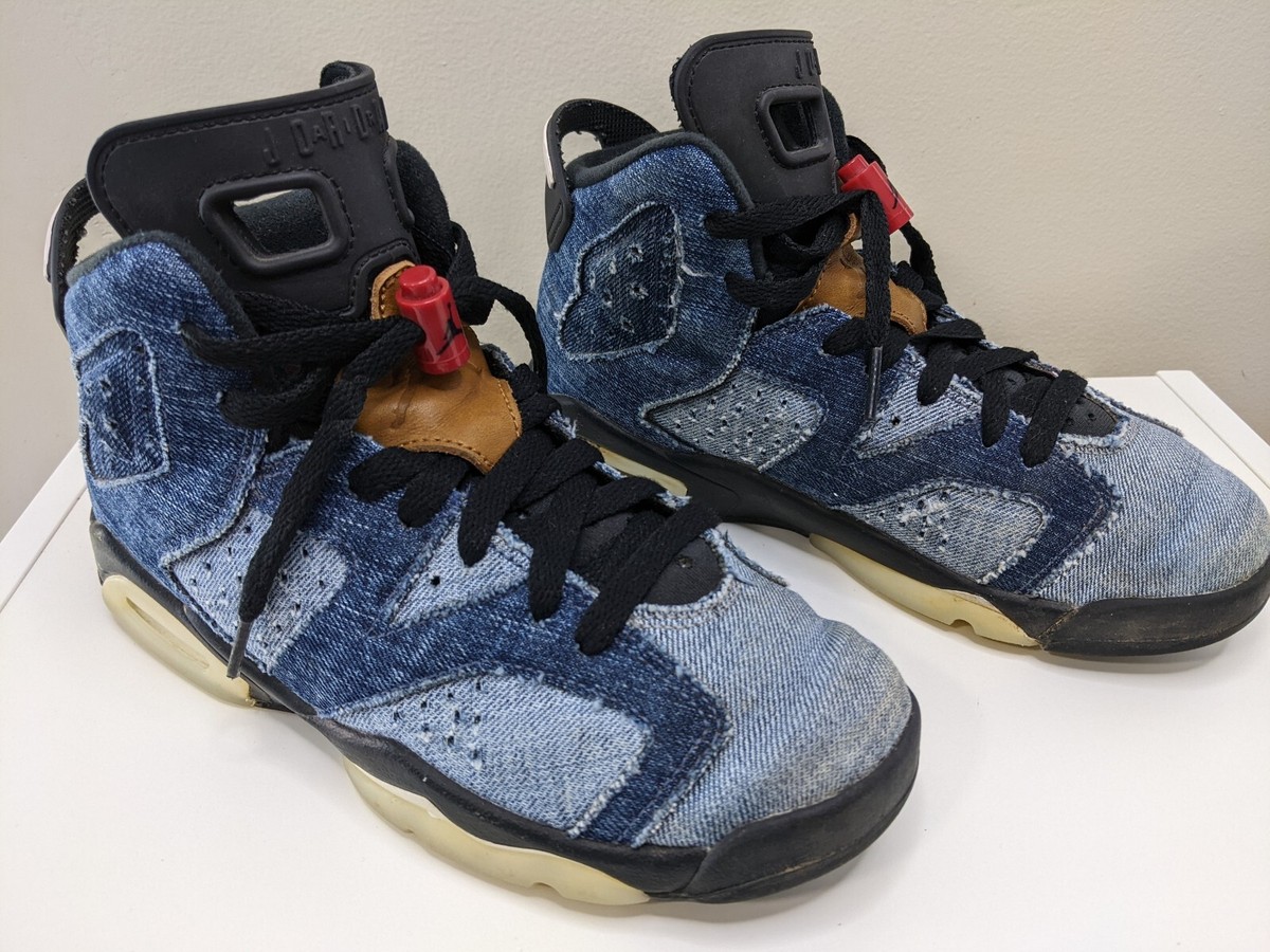 Nike Air Jordan 6 Retro GS Washed Denim CV5489-401 Youth