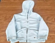 BOYS 4 JANIE AND JACK BLUE ZIP UP HOODED SWEATSHIRT