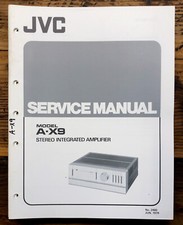JVC A-X9 Amplifier Service Manual Original 
