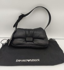 Borsa a Spalla Baguette Emporio Armani in Nappa Puffy