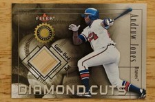 2001 Fleer Andruw Jones Diamond Cuts Game Used Bat Relic Atlanta Braves Baseball