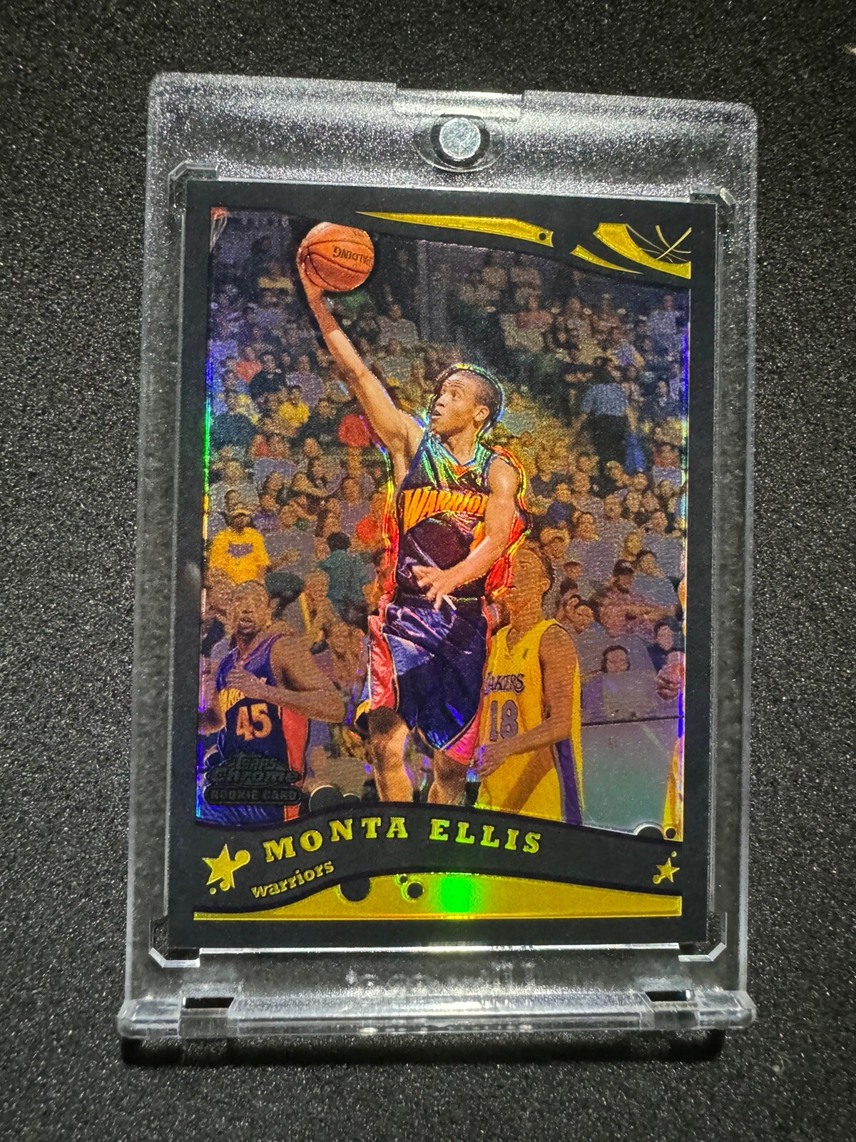 2005 Topps Chrome Black Refractor/399 Rookie Monta Ellis