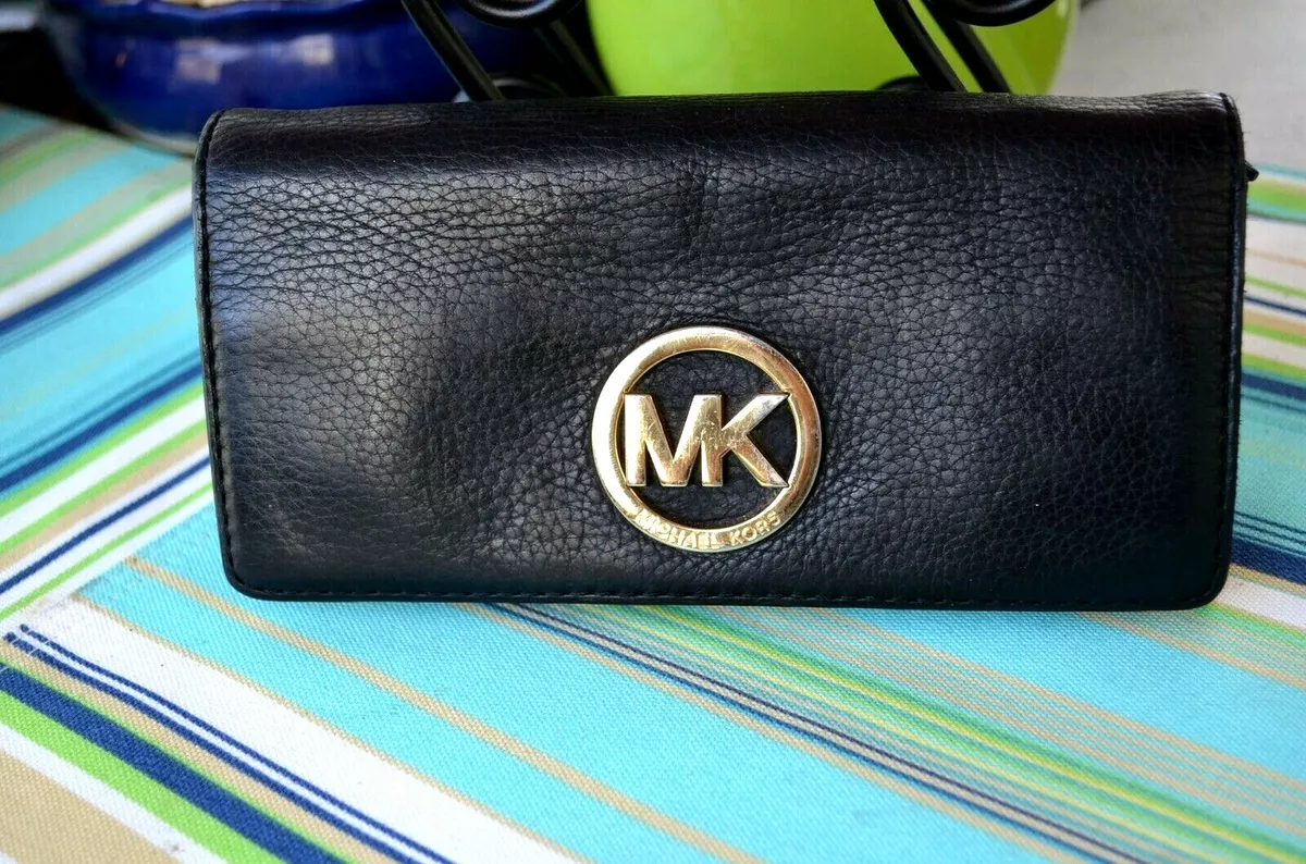 Michael kors best sale fulton wallet black