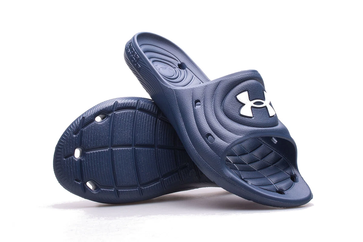 Under Armour Slides Ua M Locker IV Sandals Flip Flops Navy 3023758 401