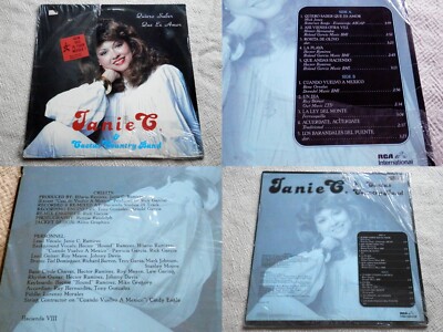 Janie C Ramirez & Cactus Country Band - Quero Saber Que...1985 US LP Sealed