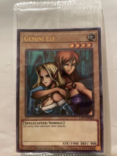 Yugioh 1x Lost Art Promo LART-EN039 Zwillinge Elf neuwertig und versiegelt - Bild 1 von 1