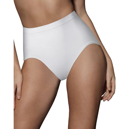 Shadowline Panty Full Brief Nylon white Underwear 3-Pack Style 17042 size 7