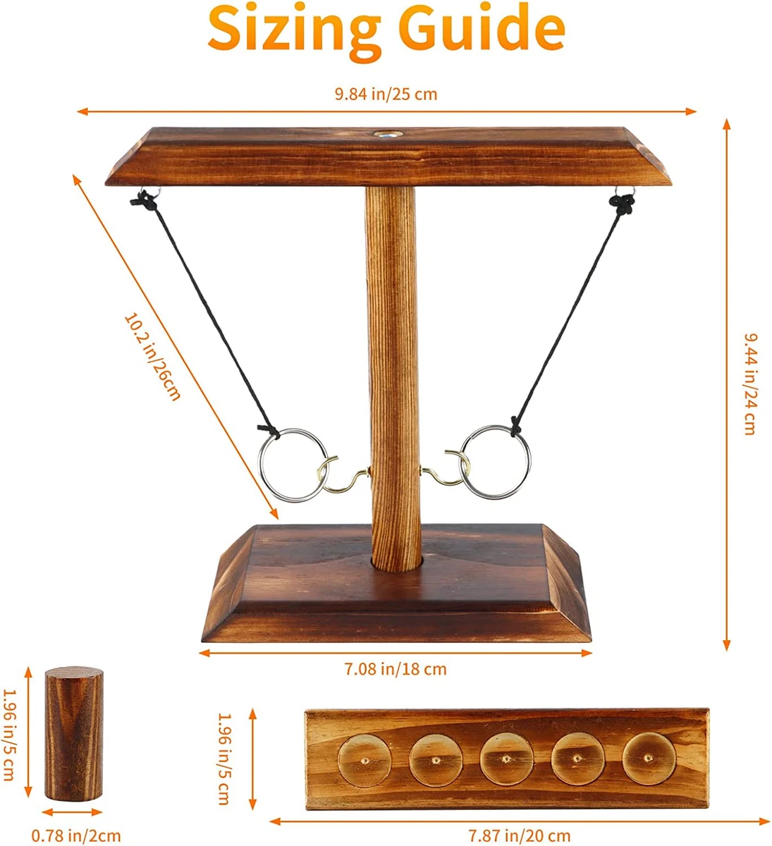 Ring Toss Game Hook and Ring Game Ring Toss Game for Adults
