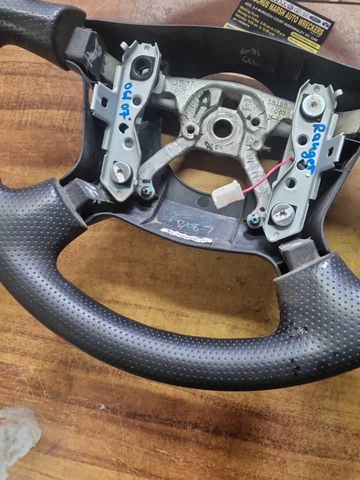 FORD RANGER STEERING WHEEL PJ, LEATHER TYPE, 12/06-03/09 2007 - image 3 of 4