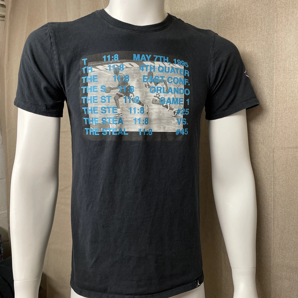 RARE Nike THE STEAL JORDAN LEGACY AJ10 ORLANDO T SHIRT Small