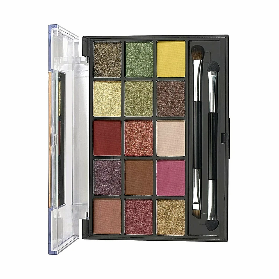 (2) Hard Candy Look Pro! Paleta de sombras de ojos 15 tonos (#1444 Earthy Vixen) NUEVO Foto 4 de 4