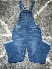 Girls justice overalls size 8 new dark washed