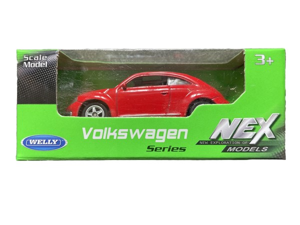 Vw Volkswagen Beetle KäFer 1:60 Welly Nex Modellauto Spielzeug Kinder Geschenk-image