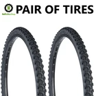 2 Pack: Sunlite K831 Alpha Bite Tire 26x1.95 Black MTB Trail Mountain Bike PAIR