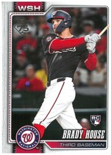 2026 Topps Series 1 #170 Brady House Washington Nationals RC Baseball Card