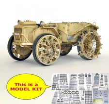 Plus Model 1/35 Pavesi P4/100 Modello 30A Italian Gun Tractor WWII (w/Decal) 449
