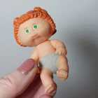 Vintage 1983 Cabbage Patch Kids Mini Baby Doll O.A.A. Inc Hong Kong Red Hair