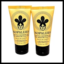 2 x Nopalera Cactus Shower Gel Prickly Pear Oil 1oz. 28 g. Travel Size