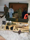 Vintage 1960’s GI Joe & Footlocker Storage box with Accessories