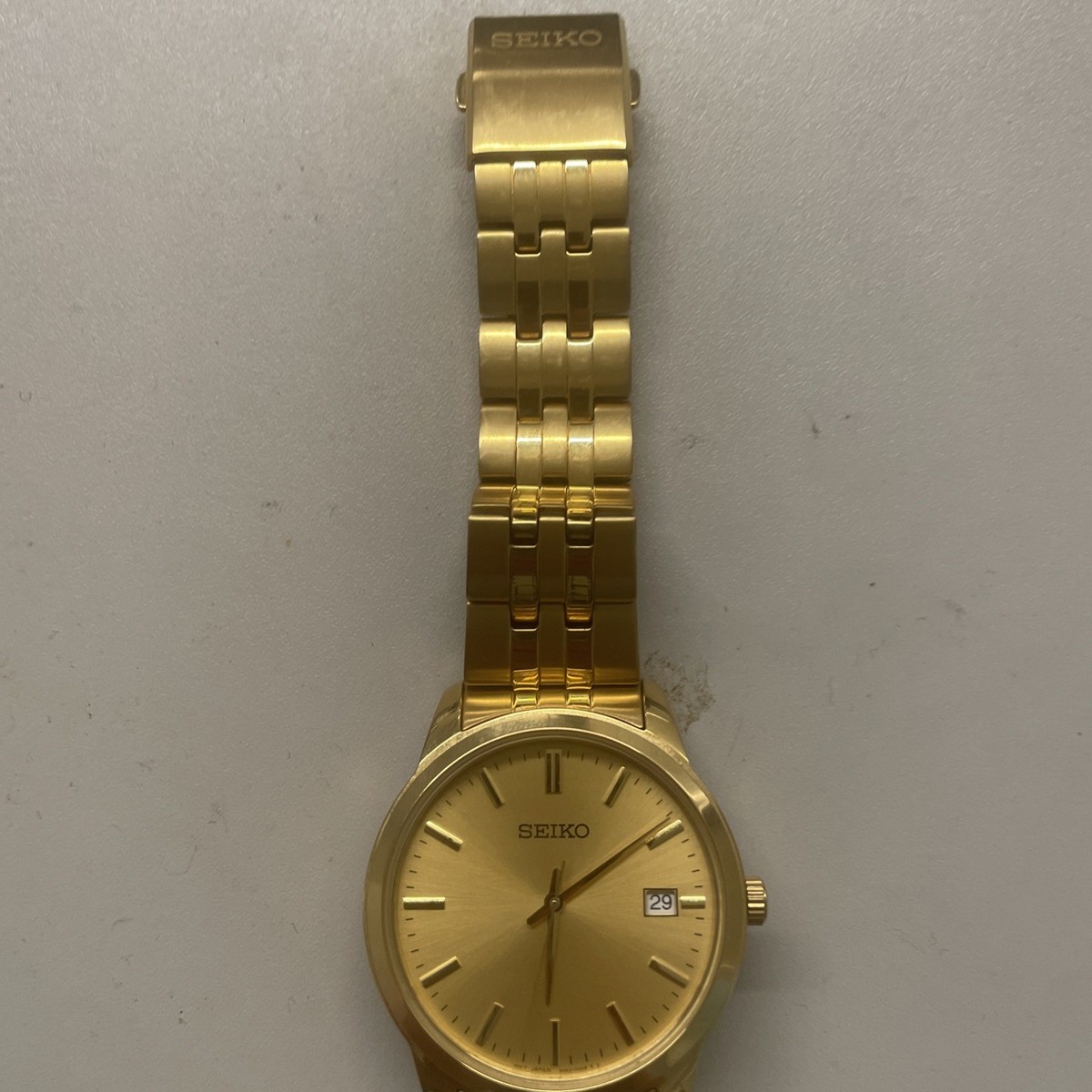 Seiko Gold Mens 42mm Wrist Watch 6N52 00C0 | eBay