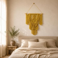 Makramee Wandbehang Deko Boho Wandbehang Baum...