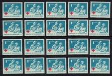 Honduras Czerwony Krzyż Obowiązkowy podatek 1969 MNH SC #RA8 SG # 748 Odbiór/Akumulacja