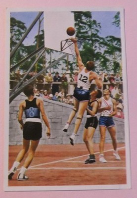 Goldmedal USA Basketball - 1936 Mühlen Franck card - Olympia 1936 - Olympic 1936